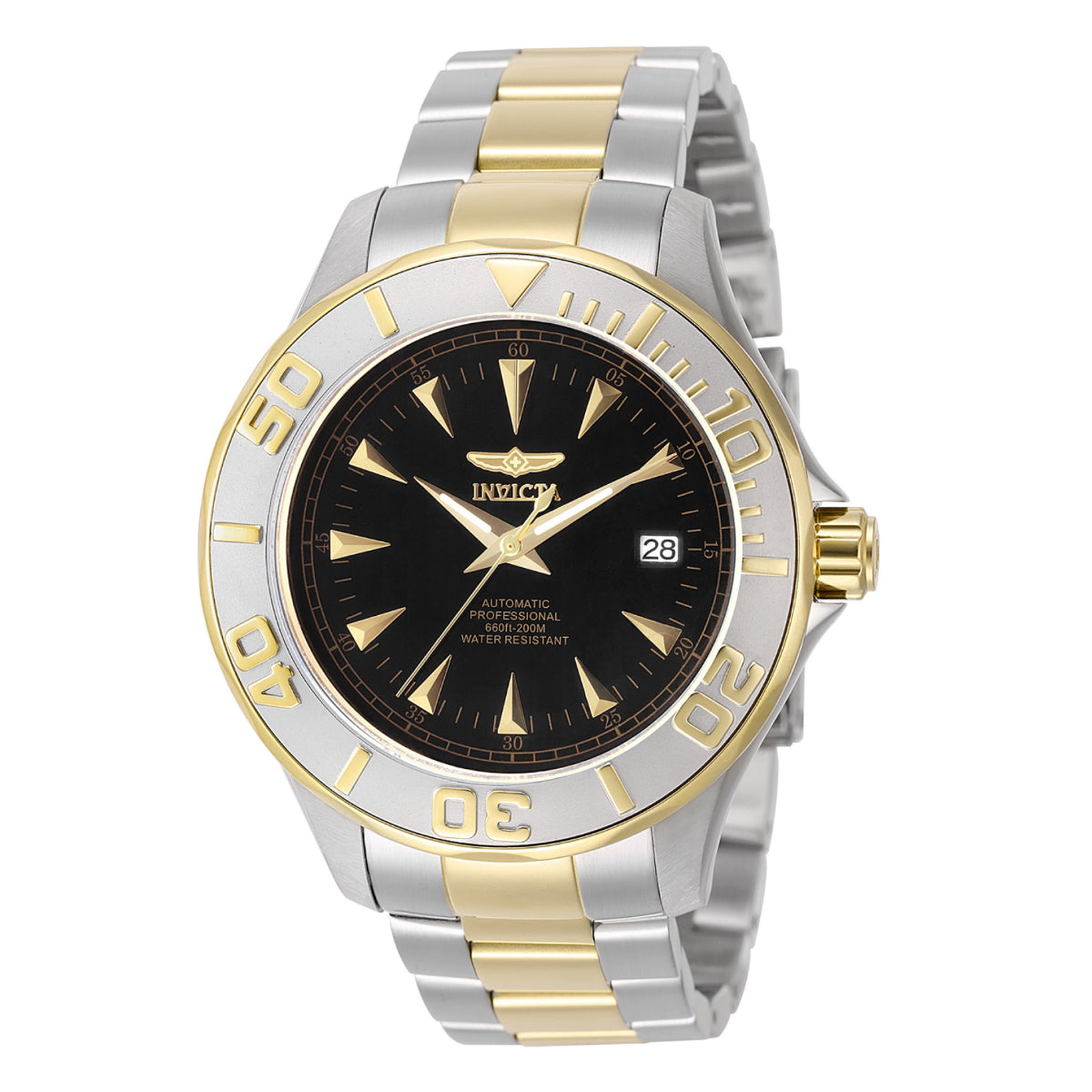 Invicta Signature Automatic Men's Watch - 47mm, Gold, Steel (ZG-7037)