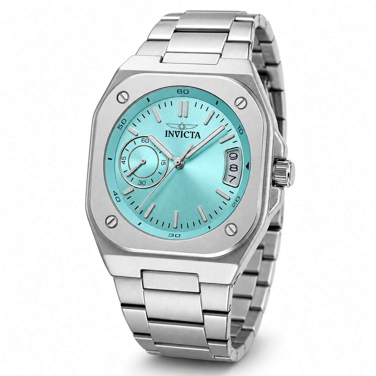 Invicta Cuadro Men's Watch - 42.3mm, Silver (70657)