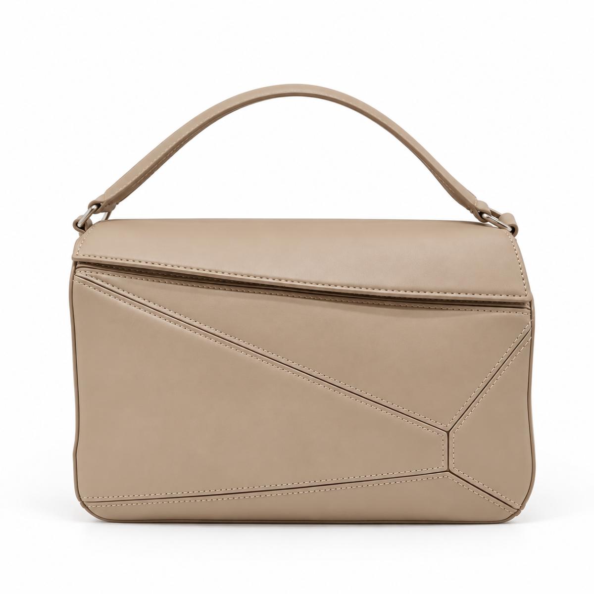 Technomarine Folded Muse Handbag - Beige (TM-WBAG-004)