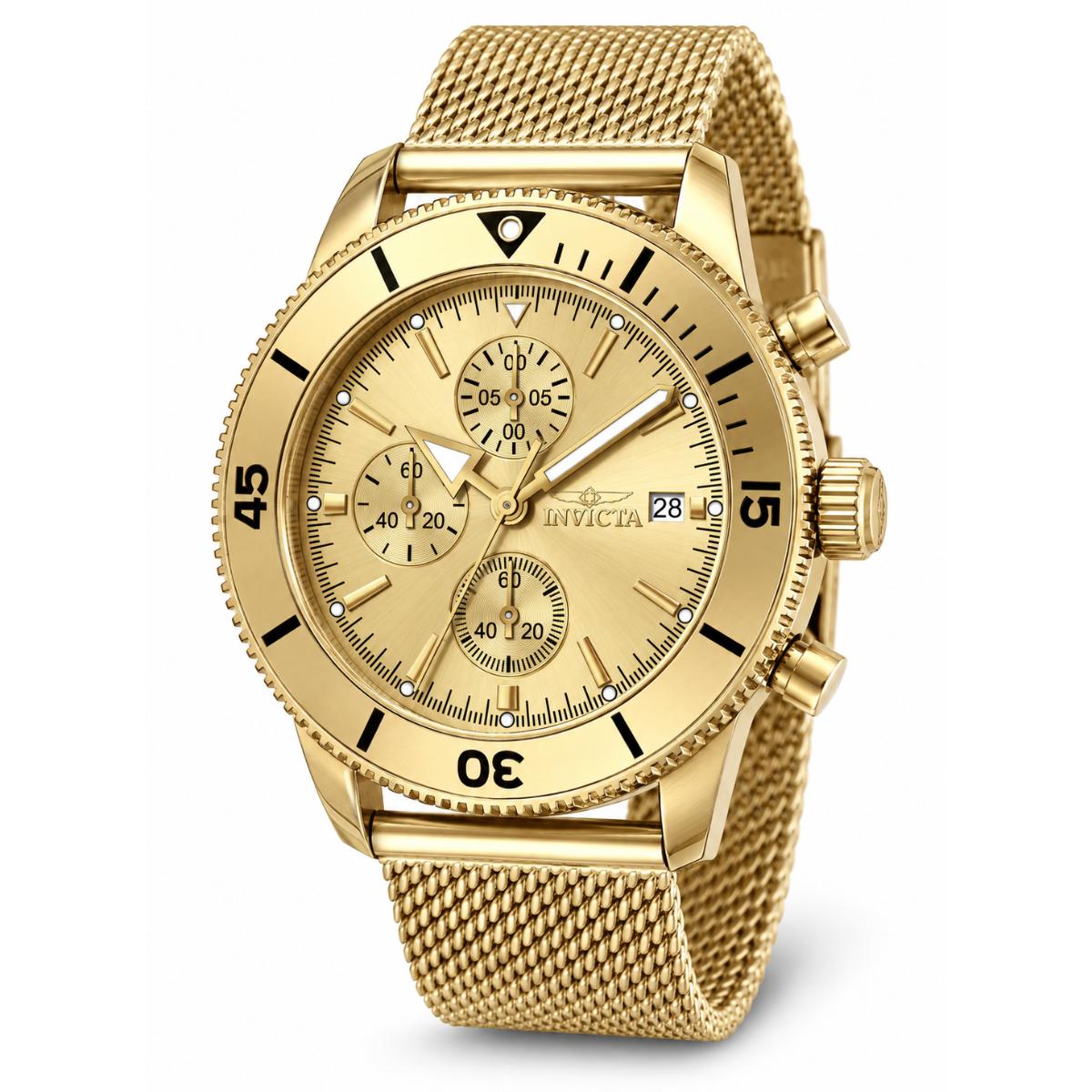 Invicta Chase Durer - Men's Watch - 44mm, Gold (69568)