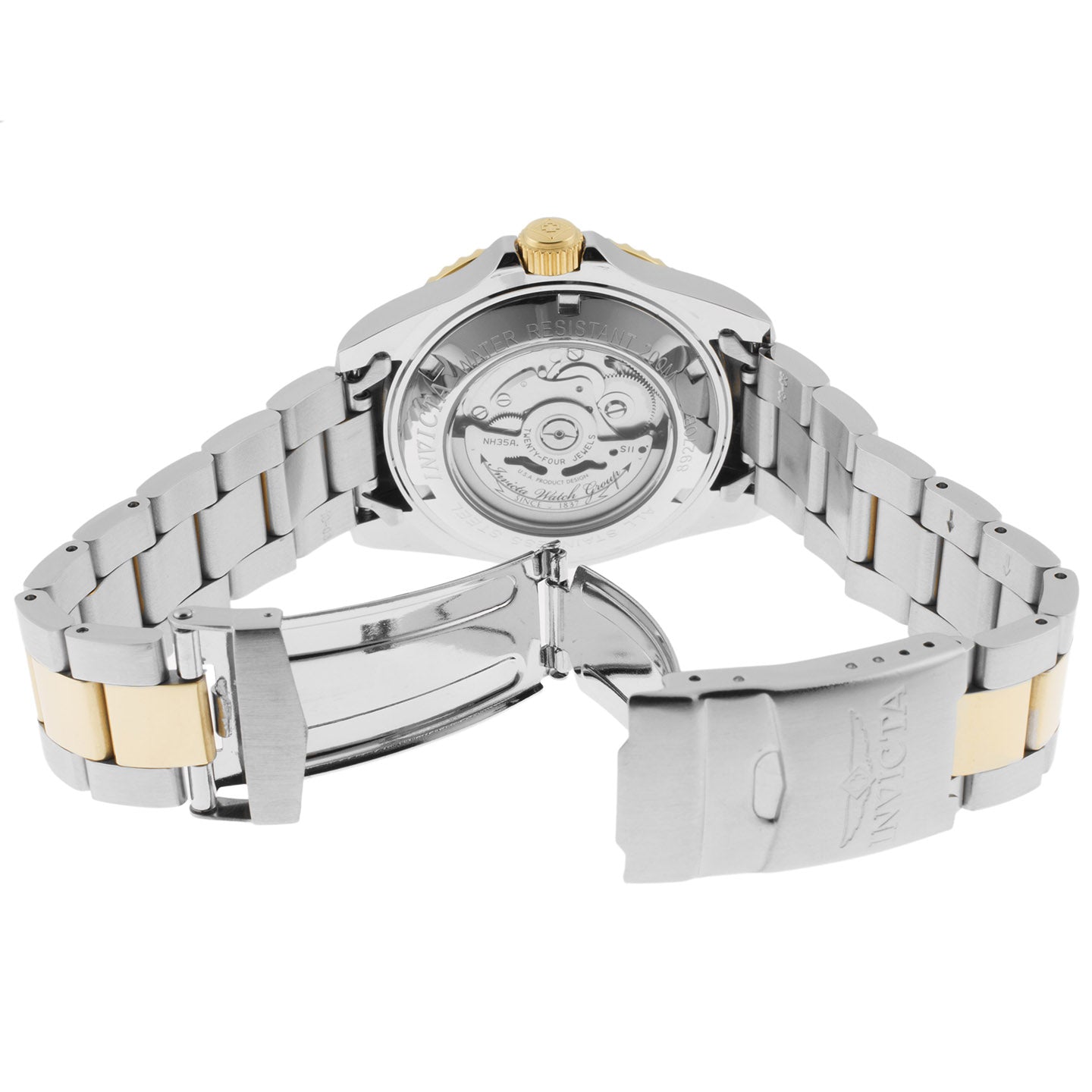 Invicta Pro Diver Navarch Coin-Edge Automatic Men's Watch - 40mm. Steel, Gold (8927OB)