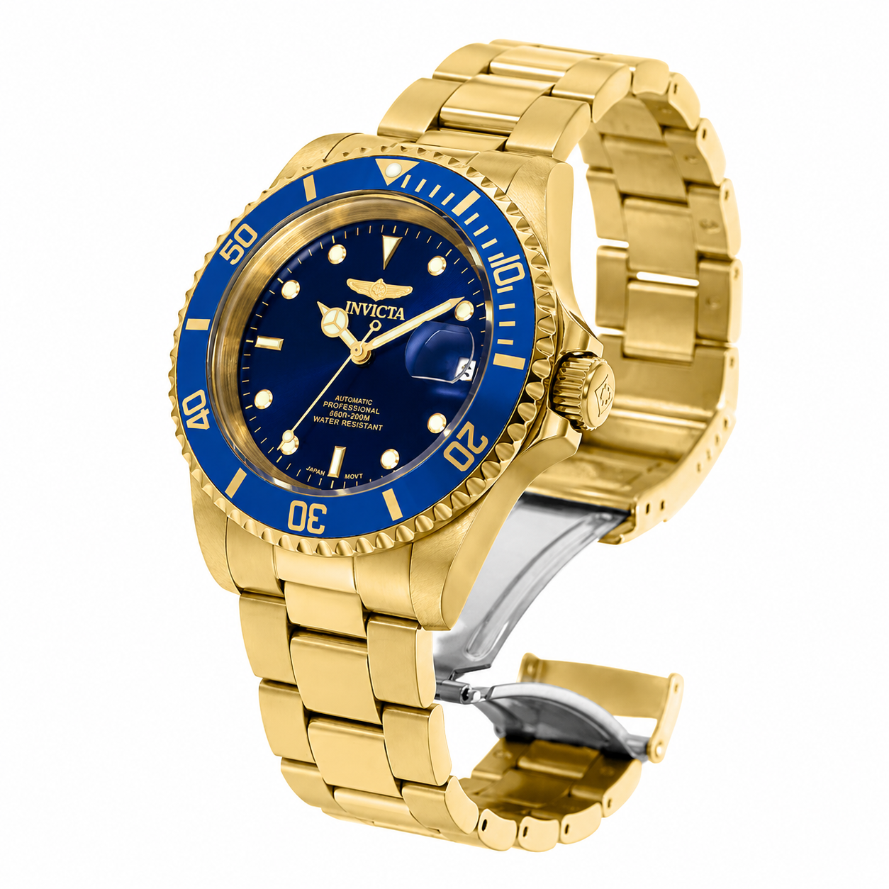 Invicta Pro Diver Coin-Edge Automatic Men's Watch - 40mm, Gold (8930OB)