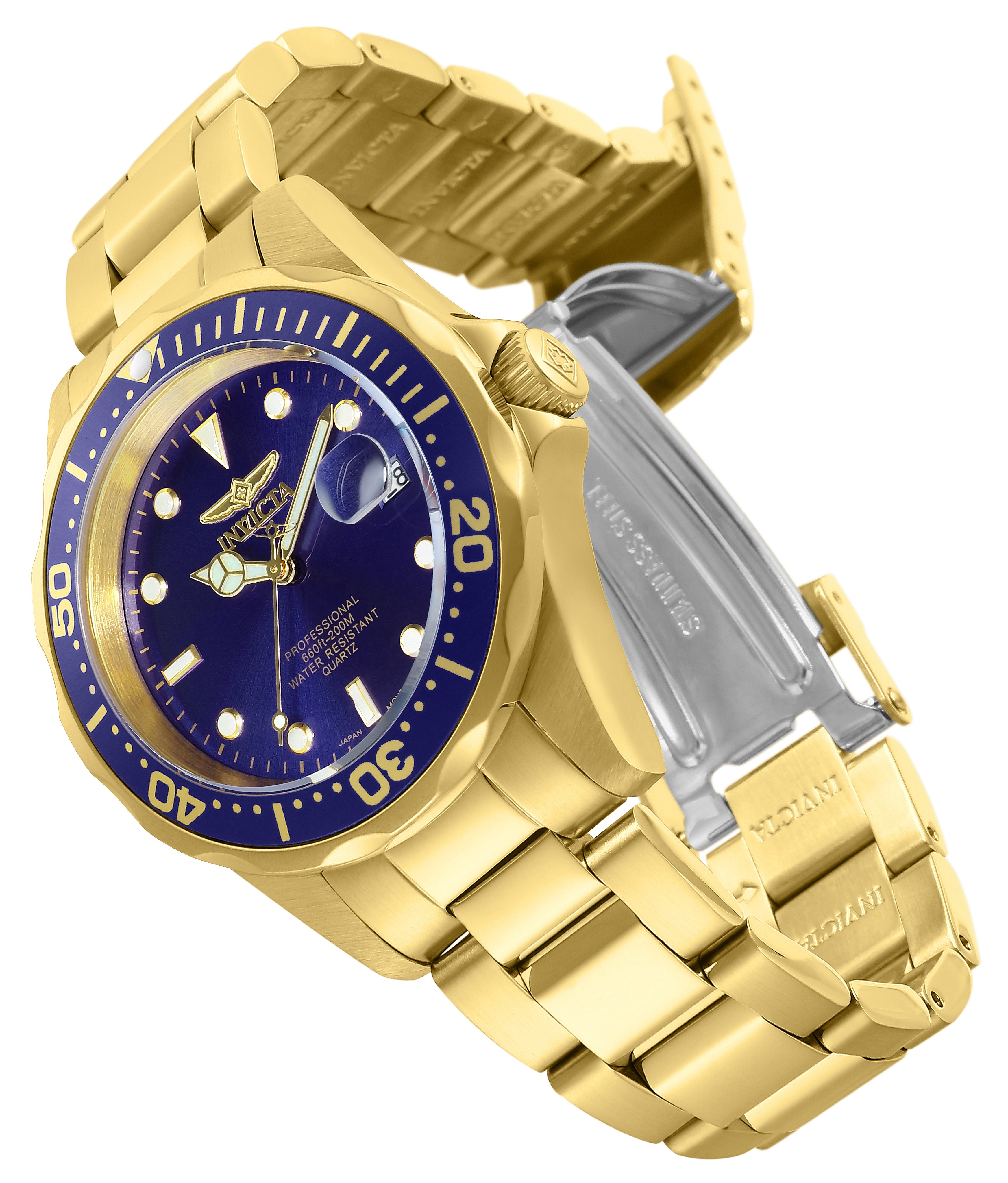 Invicta Pro Diver Men's Watch - 37.5mm, Gold (8937)