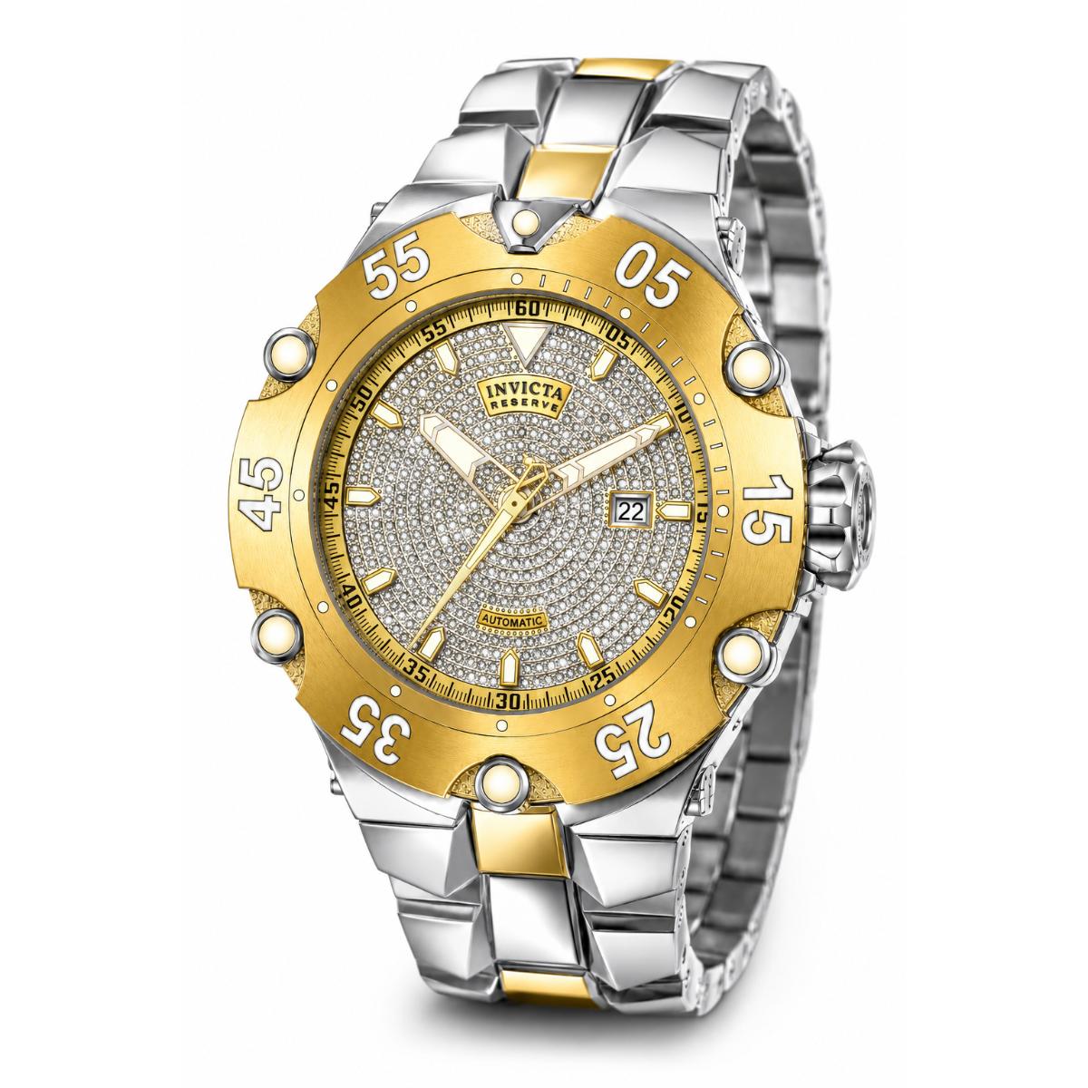 Invicta Reserve Cobra 2.24 Carat Diamond Automatic Men's Watch - 54mm. Steel (50446)