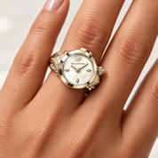 TechnoMarine Tempo Anello Ring Women's Watch w/ Mother of Pearl Dial - 18mm (TM-8926005)