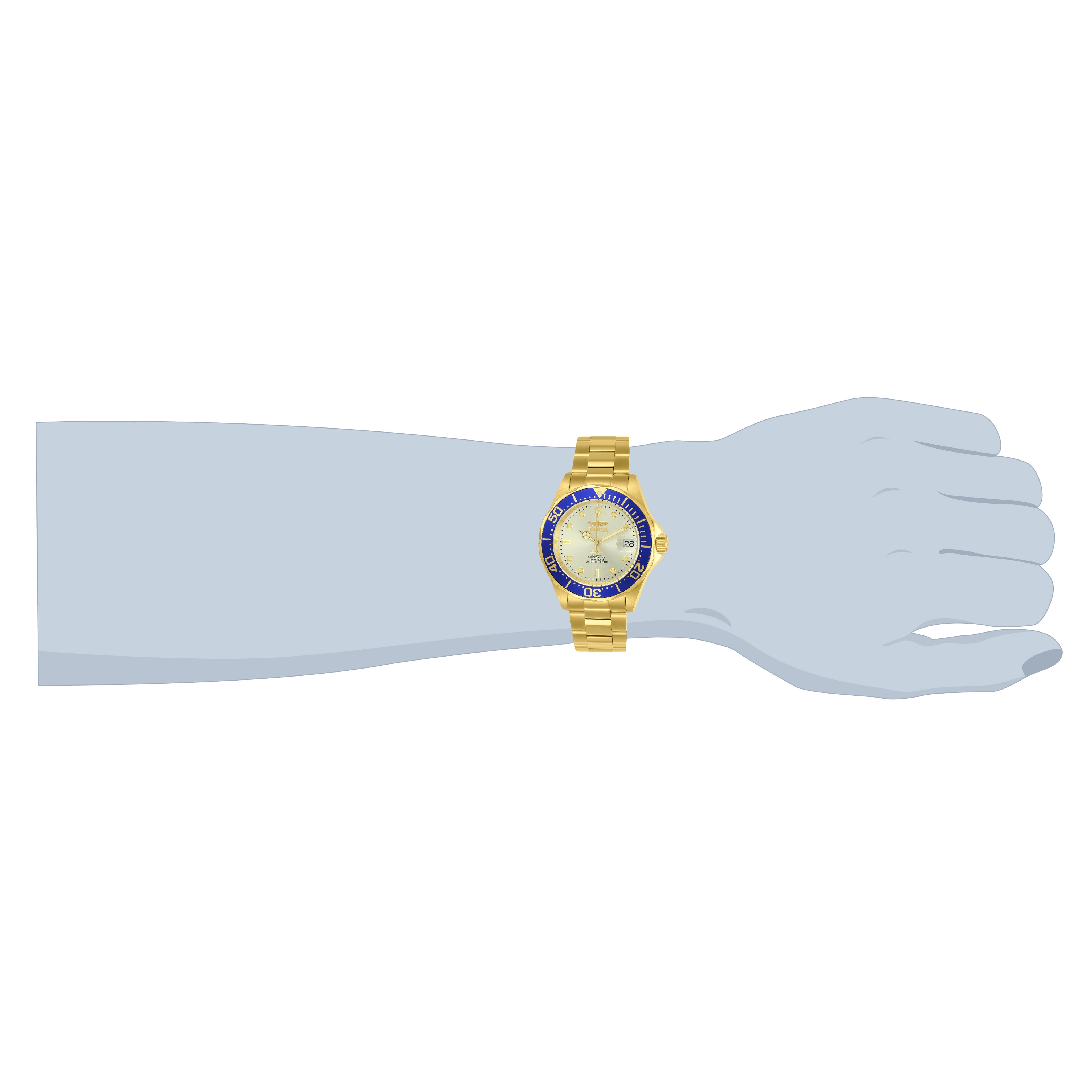 Invicta Pro Diver Calyra Automatic Men's Watch - 40mm. Gold (9743)