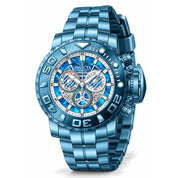Invicta Sea Hunter Swiss Ronda Z60 Caliber Men's Watch w/ Abalone Dial - 58mm, Light Blue (29013)