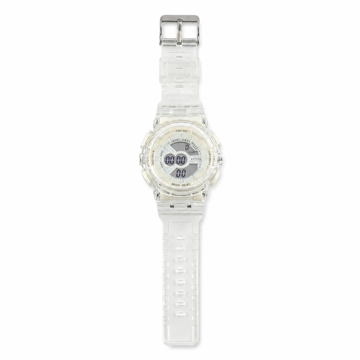 Set Activa Cyber Drift Limited Edition  X Invicta  - Digital Unisex Watch - 43mm, White (ACW-GA-L-500)