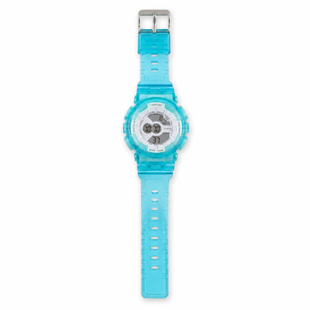 Set Activa Neon Shift Limited Edition  X Invicta  - Digital Unisex Watch - 43mm, Blue (ACW-GA-L-501)
