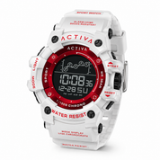 Activa Summit X Invicta Unisex Digital  Watch - 50mm. White (ACW8082-016)