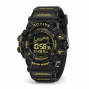 Activa Summit X Invicta Unisex Digital Watch - 50mm. Black (ACW8082-026)