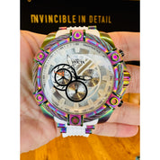 Open Box Invicta Bolt Men's Watch - 52mm. White, Iridescent (AIC-25530)