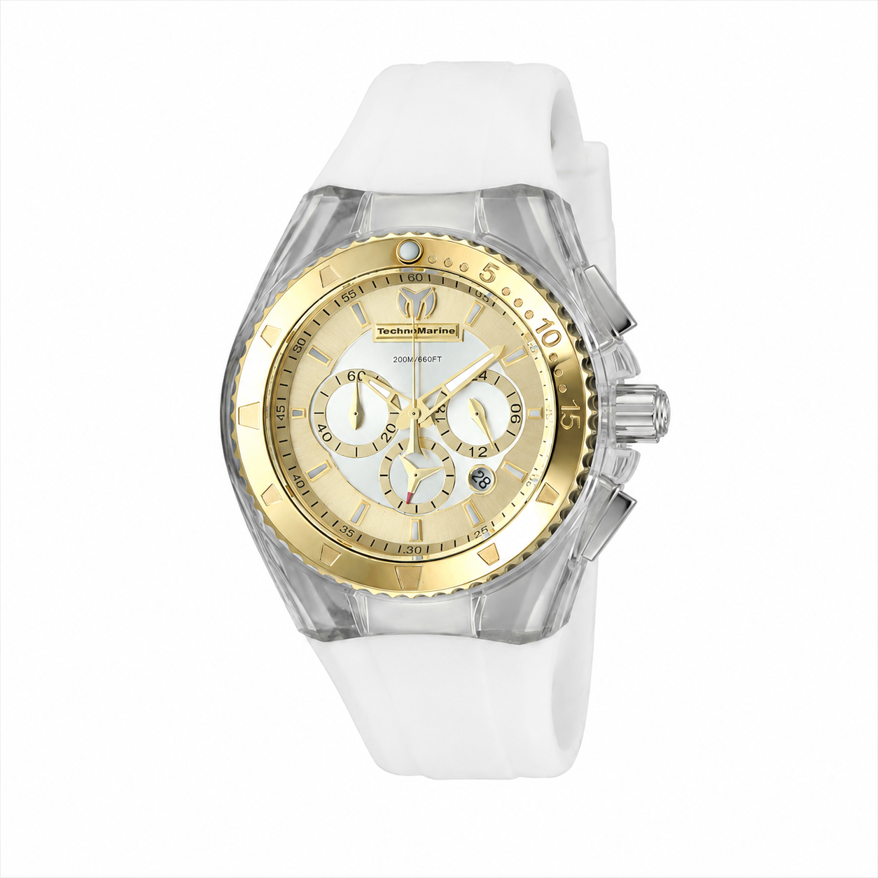 Open Box TechnoMarine Cruise Pearl Women's Watch - 40mm, White (AIC-TM-116002)