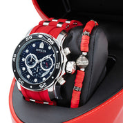 Invicta Pro Diver SCUBA Men's Watch - 48mm. Steel. Red (34009)