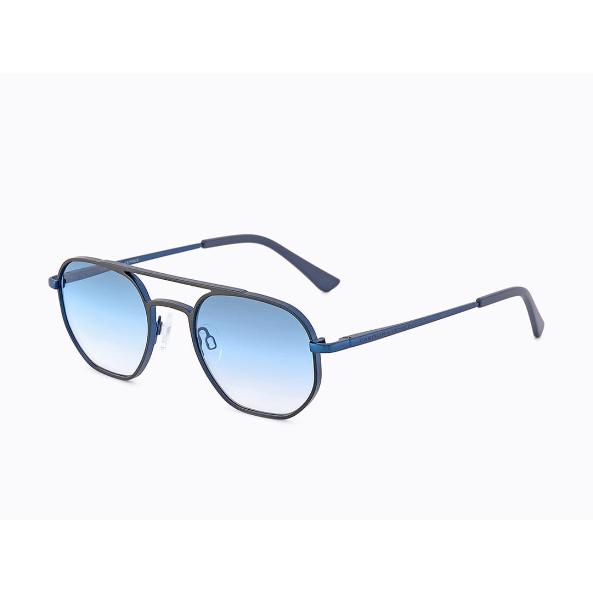 Invicta Berlin Eyewear X CL - Corso, Matt Black-Matt Blue + Free Luxury Premium Case(CL3444-03)