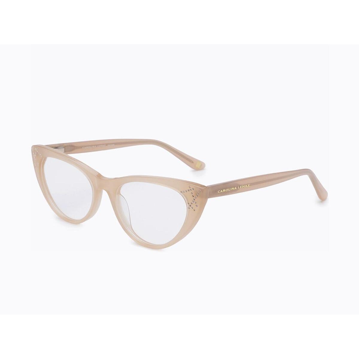 Invicta Berlin Eyewear X CL - Fancy, Milky Light Brown With Crystal Stones + Free Luxury Premium Case(CL4219-02)