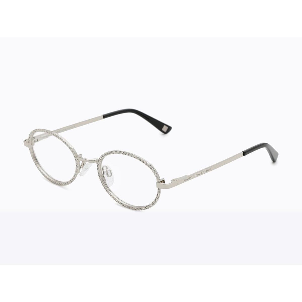Invicta Berlin Eyewear X CL - Kimber, Silver With Crystal Stones + Free Luxury Premium Case(CL4307-02)