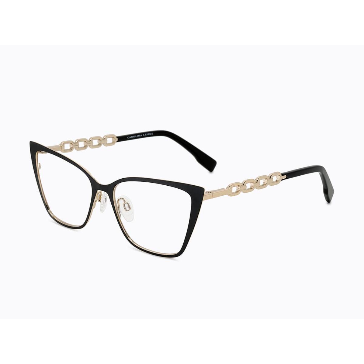 Invicta Berlin Eyewear X CL - Miu, Shiny Light Gold/Matt Black + Free Luxury Premium Case(CL4356-01)