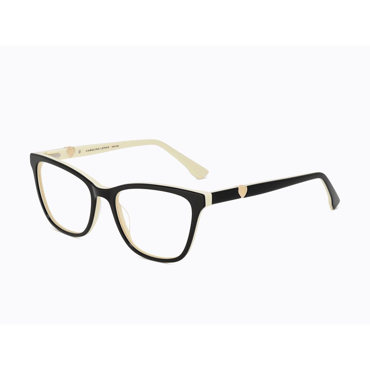 Invicta Berlin Eyewear X CL - Jasmine, Black-Beige + Free Luxury Premium Case(CL4412-01)