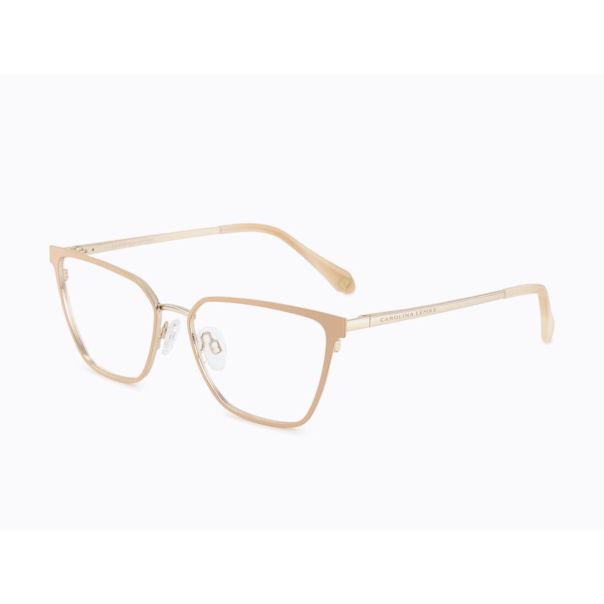 Invicta Berlin Eyewear X CL - Narissa, Shiny Nude/Shiny Gold + Free Luxury Premium Case(CL4460-02)