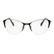 Invicta Berlin Eyewear X CL - Gratzia, Shiny Light Gold/Shiny Black + Free Luxury Premium Case(CL5446-01)