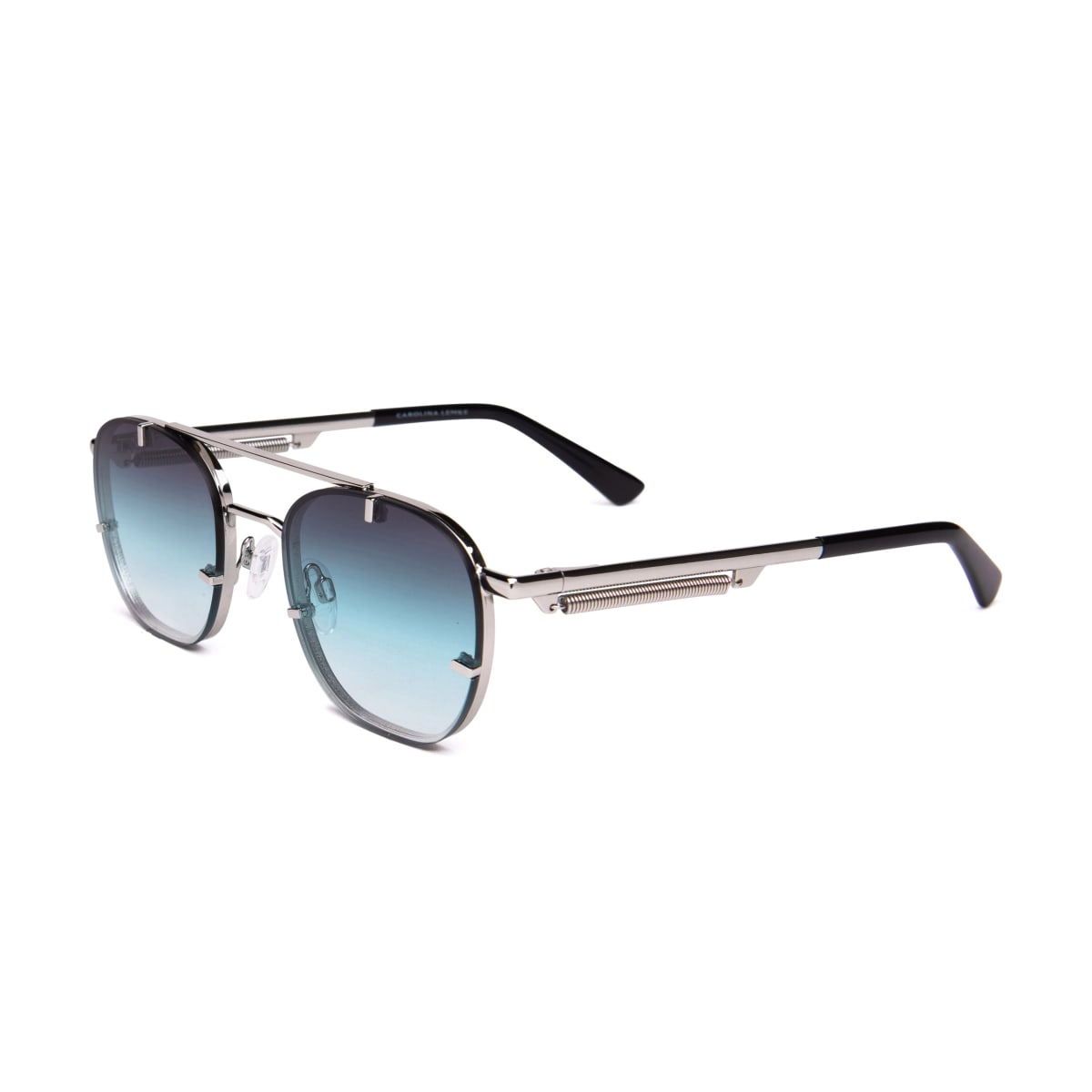 Carolina Lemke Berlin Eyewear - Smoke Silver + Free Luxury Premium Case (CL6929-02)