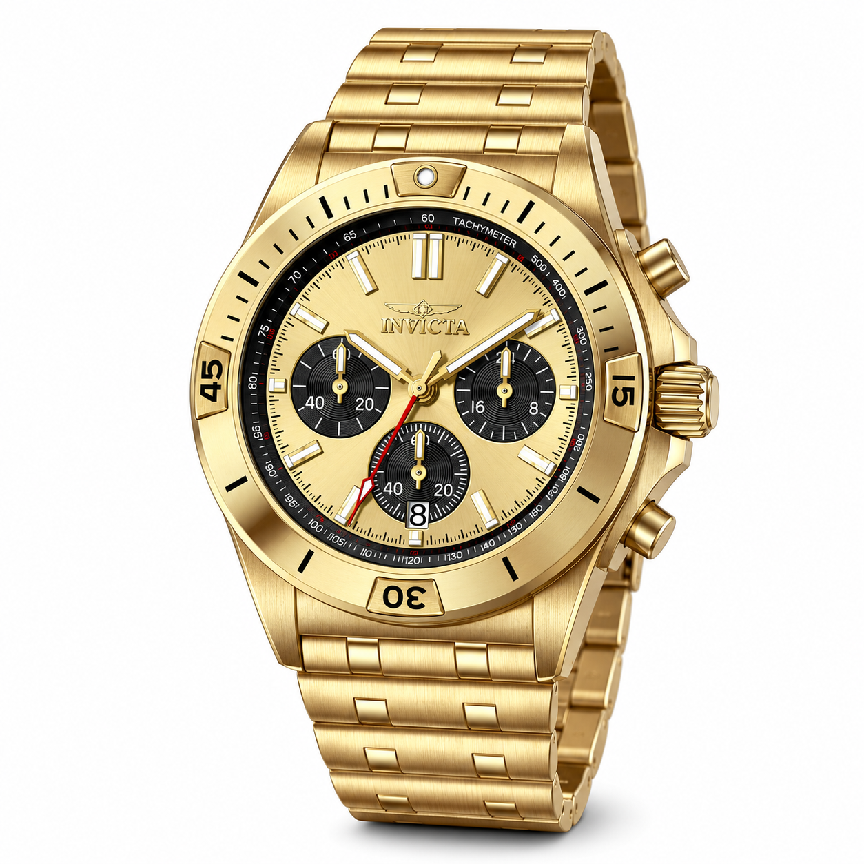 Invicta Chase Durer Zelia - Men's Watch - 42mm, Gold (69589)