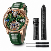 Invicta Objet D Art Dragon Edition Swiss Ronda 762 Caliber Men's Watch - 45.5mm, Green with Interchangeable Strap (70578)