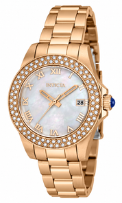 Open Box Invicta Angel Women's Watch w/ Mother of Pearl Dial - 34mm, Rose Gold (AIC-36074)