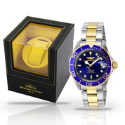Invicta Pro Diver Automatic Collector’s Gift Set – Calyra Men’s Watch & 1-Slot Watch Winder (GS-1004)