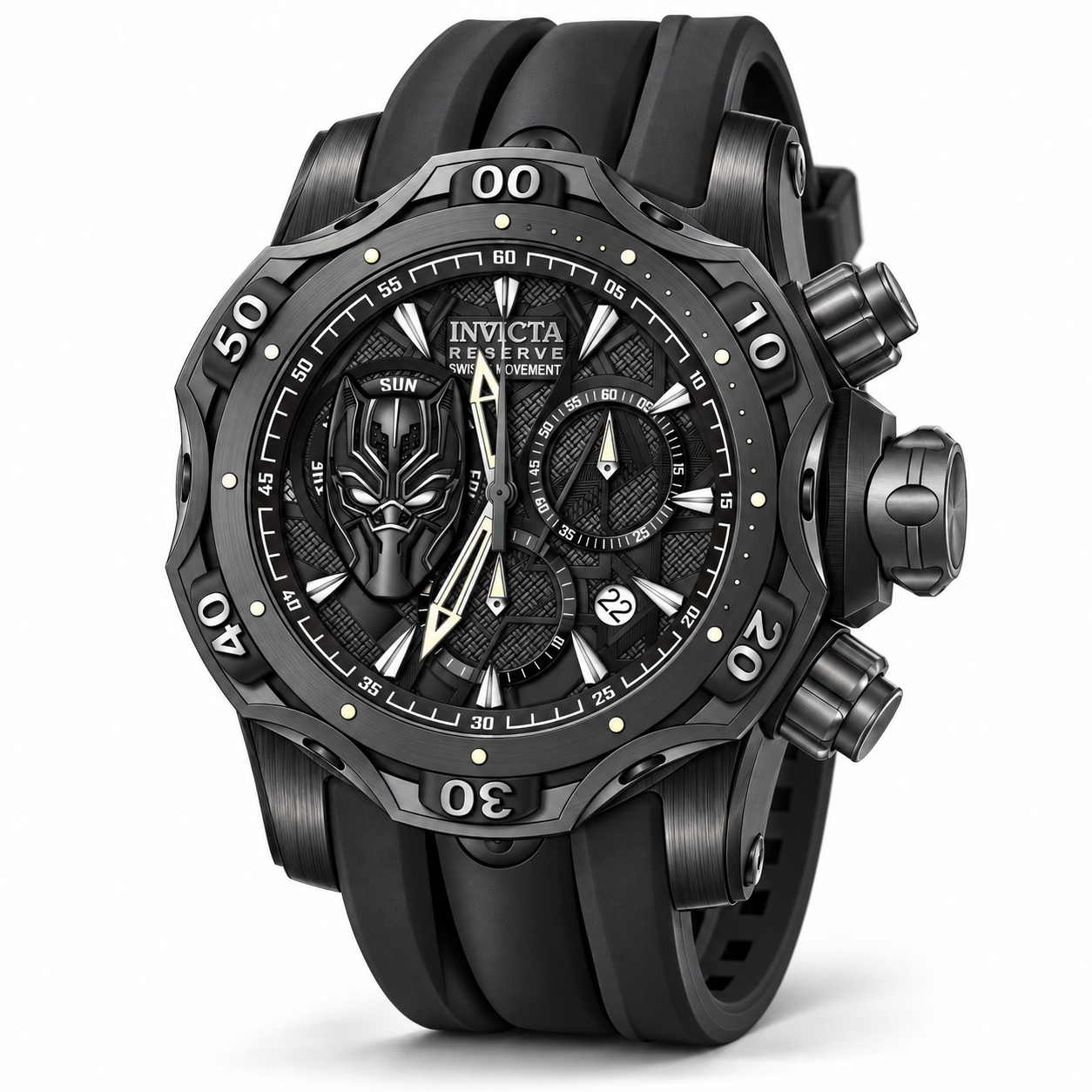 Invicta AS IS - Reserve featuring Ultra rare dials Men's Watch - 52.5mm, Black (50722)
