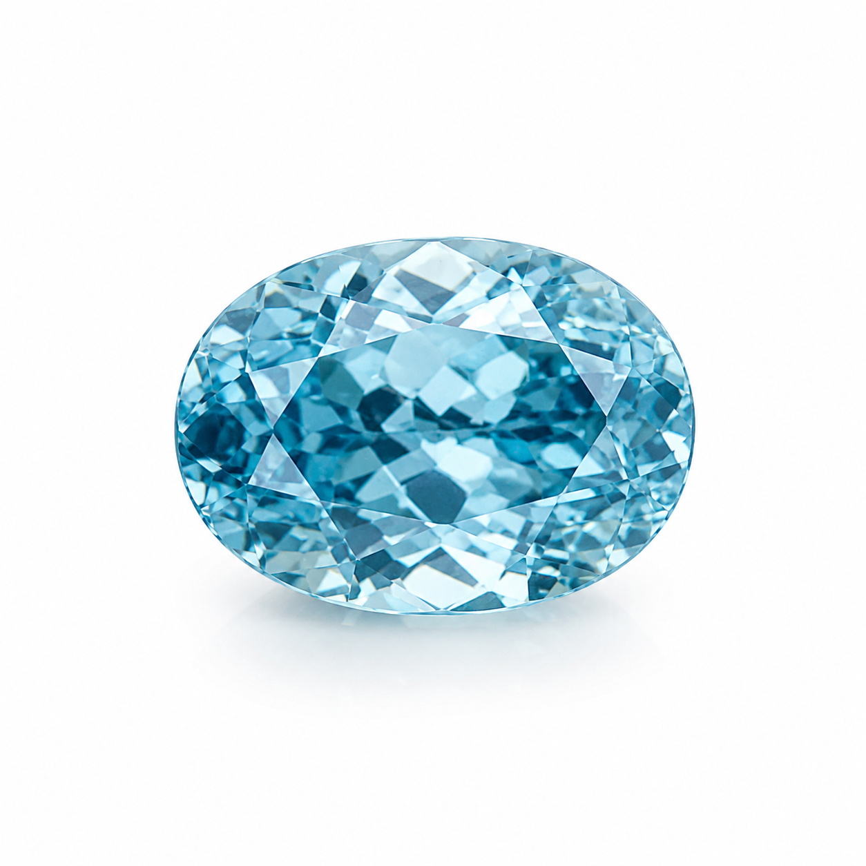 2.08 Carat Oval Fancy Vivid Blue Lab Grown Diamond VS1 Clarity IGI Certificate #715524436