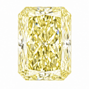 LDC138046 - 1.58 Carat Radiant Fancy Yellow Lab Grown Diamond VVS2 Clarity IGI Certificate #LG797620092