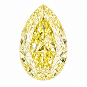 LDC138067 - 3.55 Carat Pear Modified Brilliant Fancy Intense Yellow Lab Grown Diamond VVS2 Clarity IGI Certificate #LG797620153