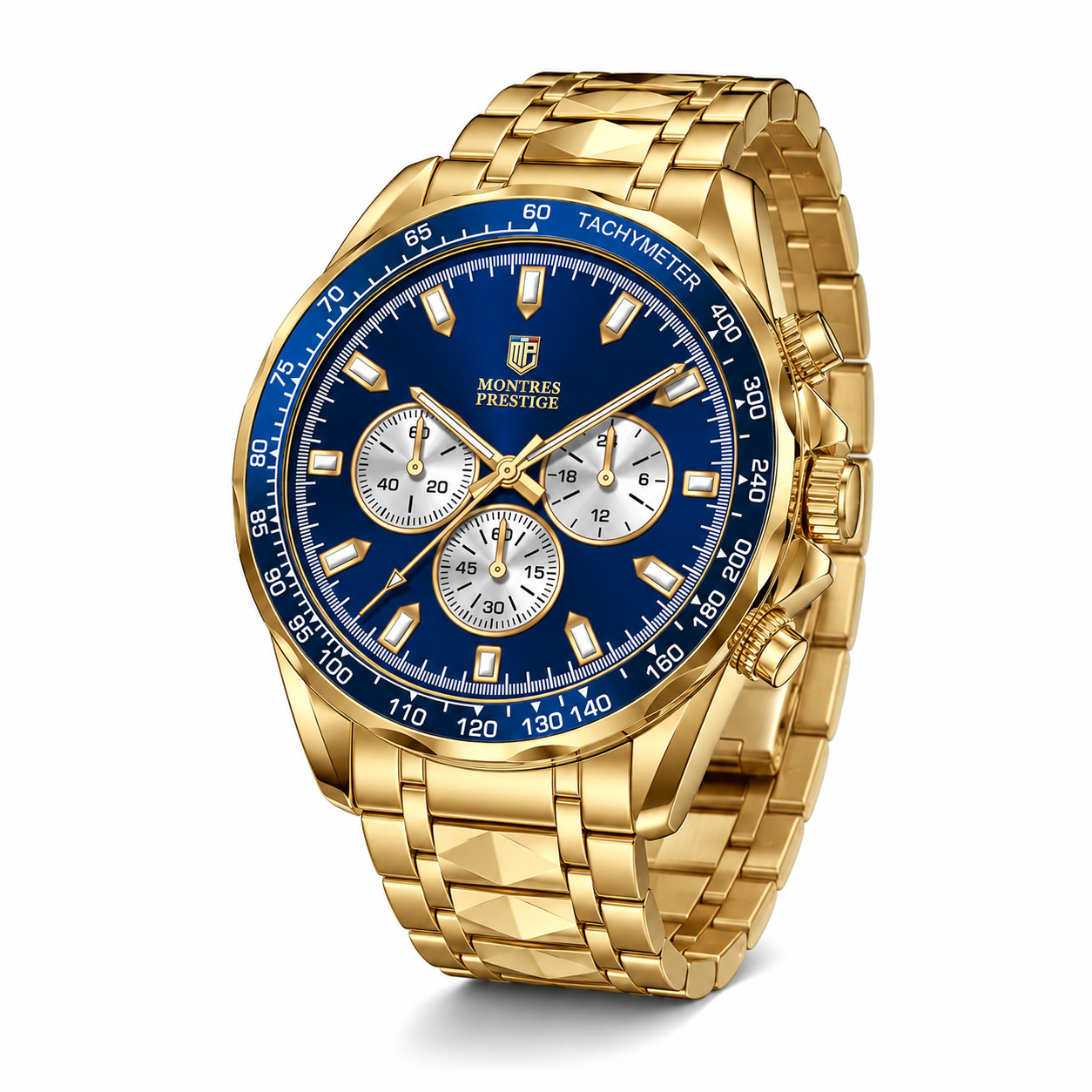 Montres Prestige Men's Watch - 44mm. Gold (MPW-0349)
