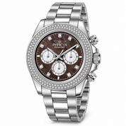 Invicta Elite Diamond Men's Watch w/ Mother of Pearl Dial - 44mm, Steel with Interchangeable Strap (51120)