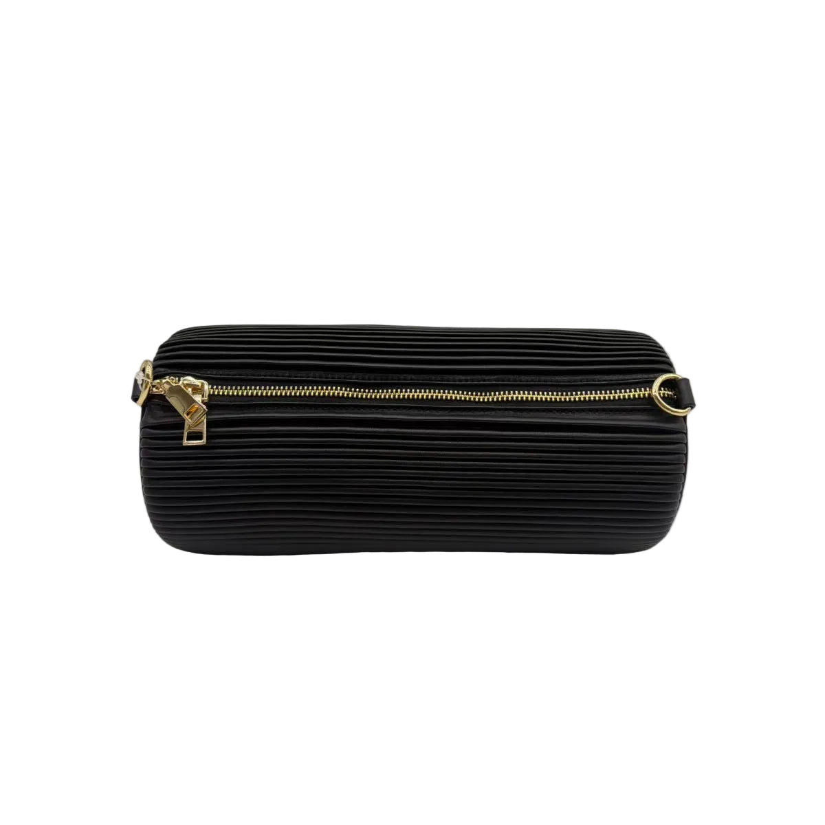 Technomarine Pleated Horizon Hobo Bag - Black (TM-WBAG-016)