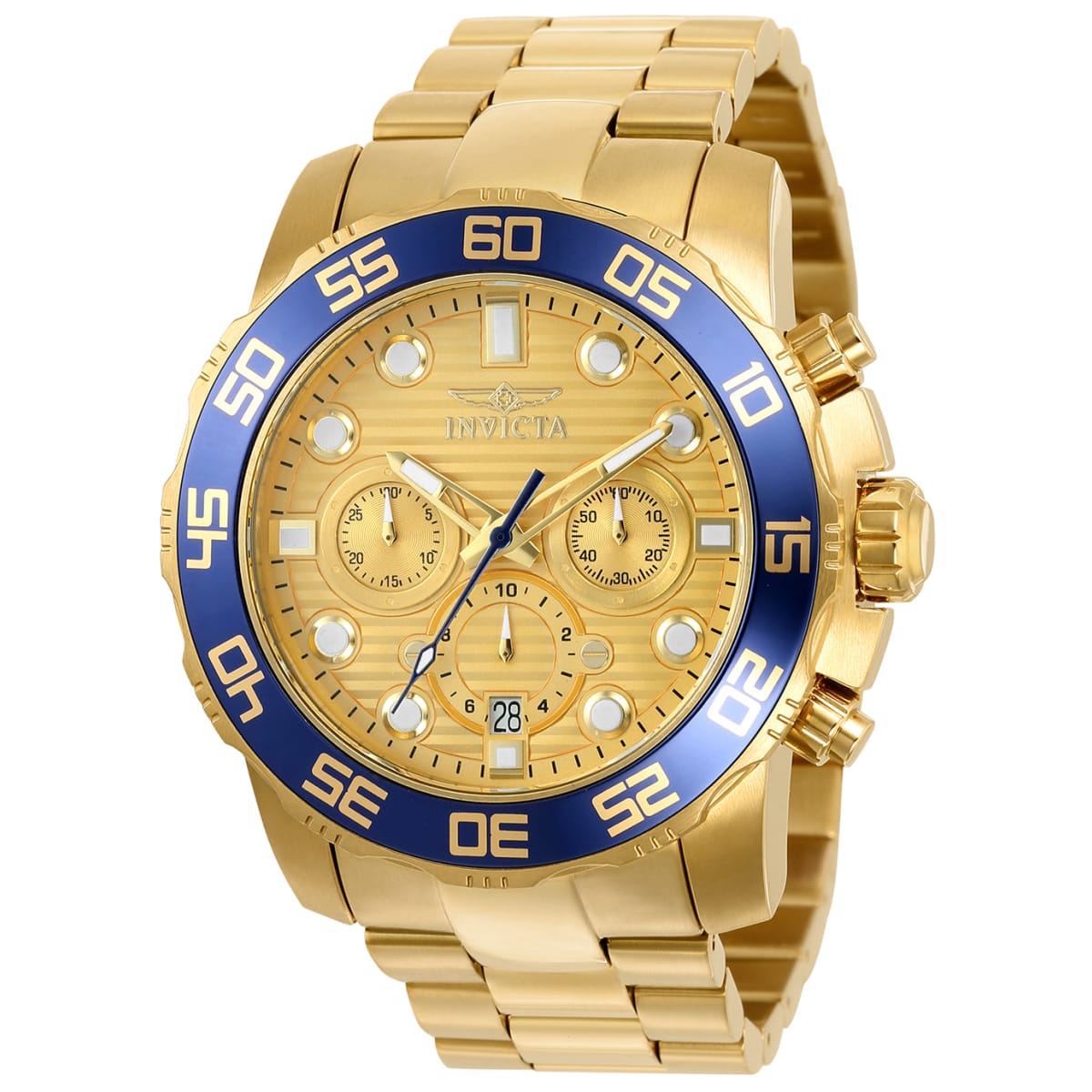 Invicta Pro Diver SCUBA Men's Watch - 50mm, Gold (ZG-22227)