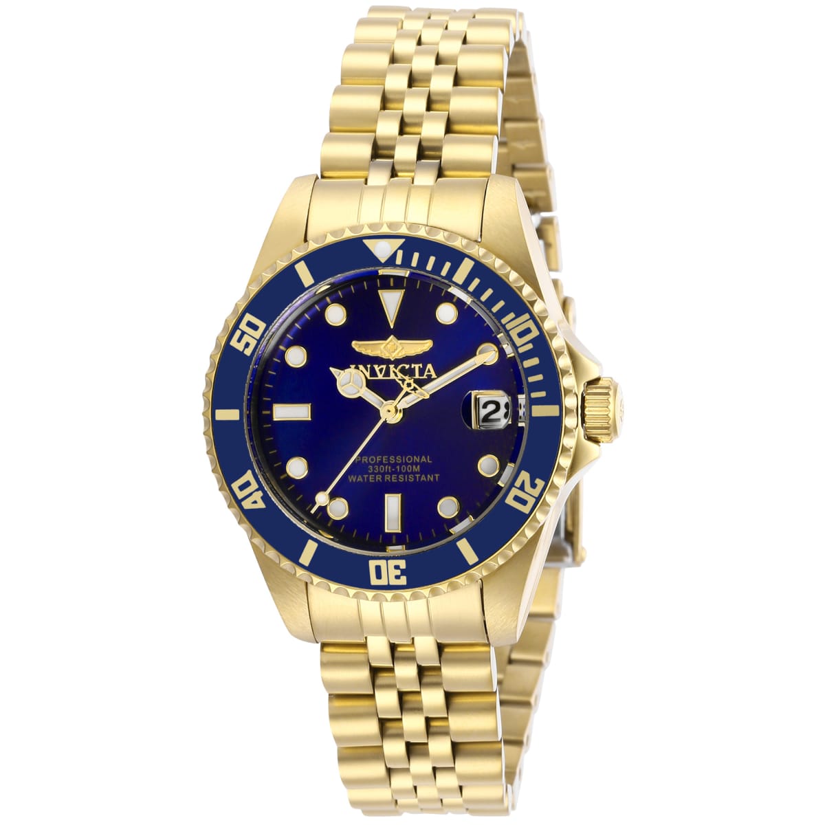 Invicta Pro Diver Women's Watch - 34mm, Gold (ZG-29191)