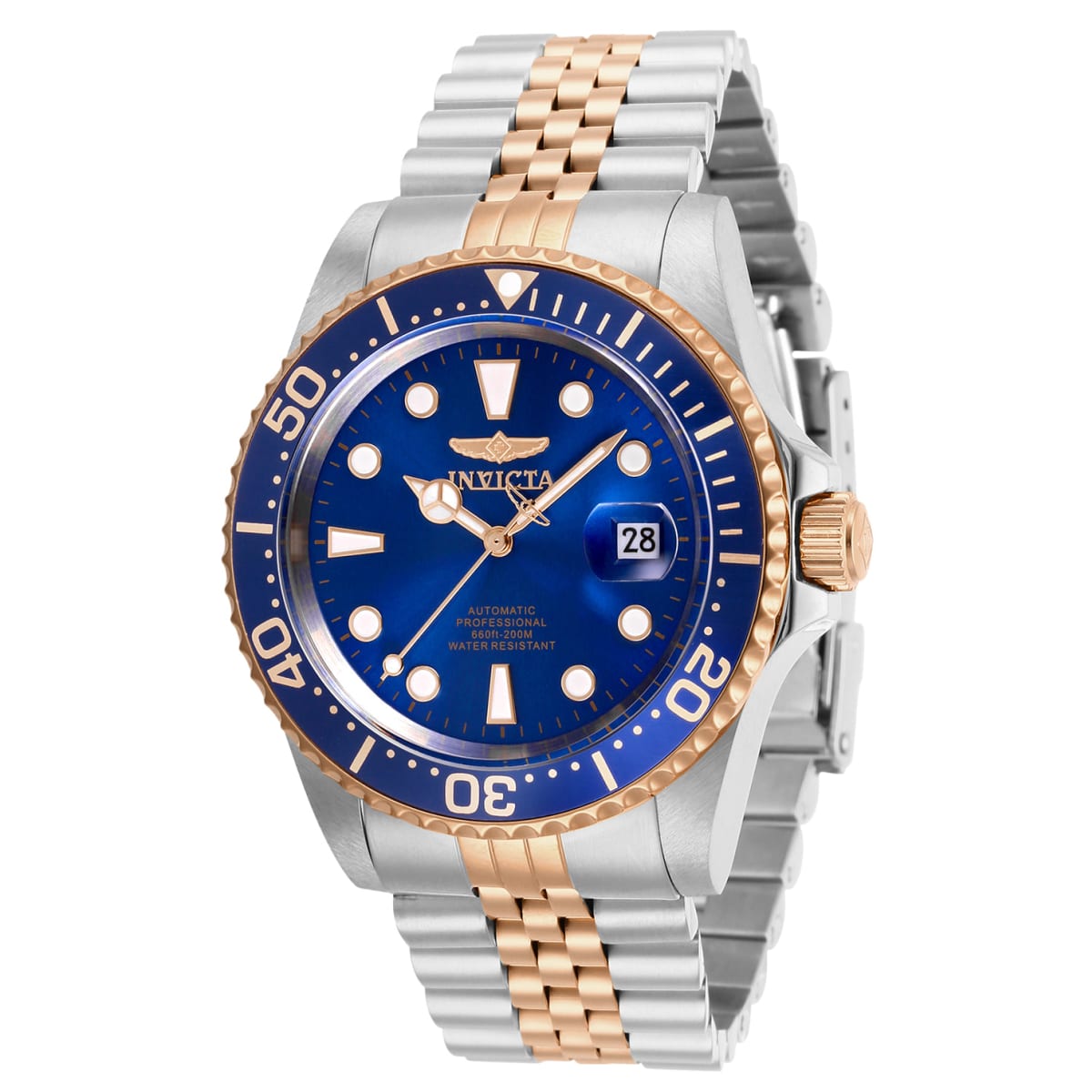Invicta Pro Diver Navigator Automatic Men's Watch - 42mm. Steel, Rose Gold (ZG-30098)
