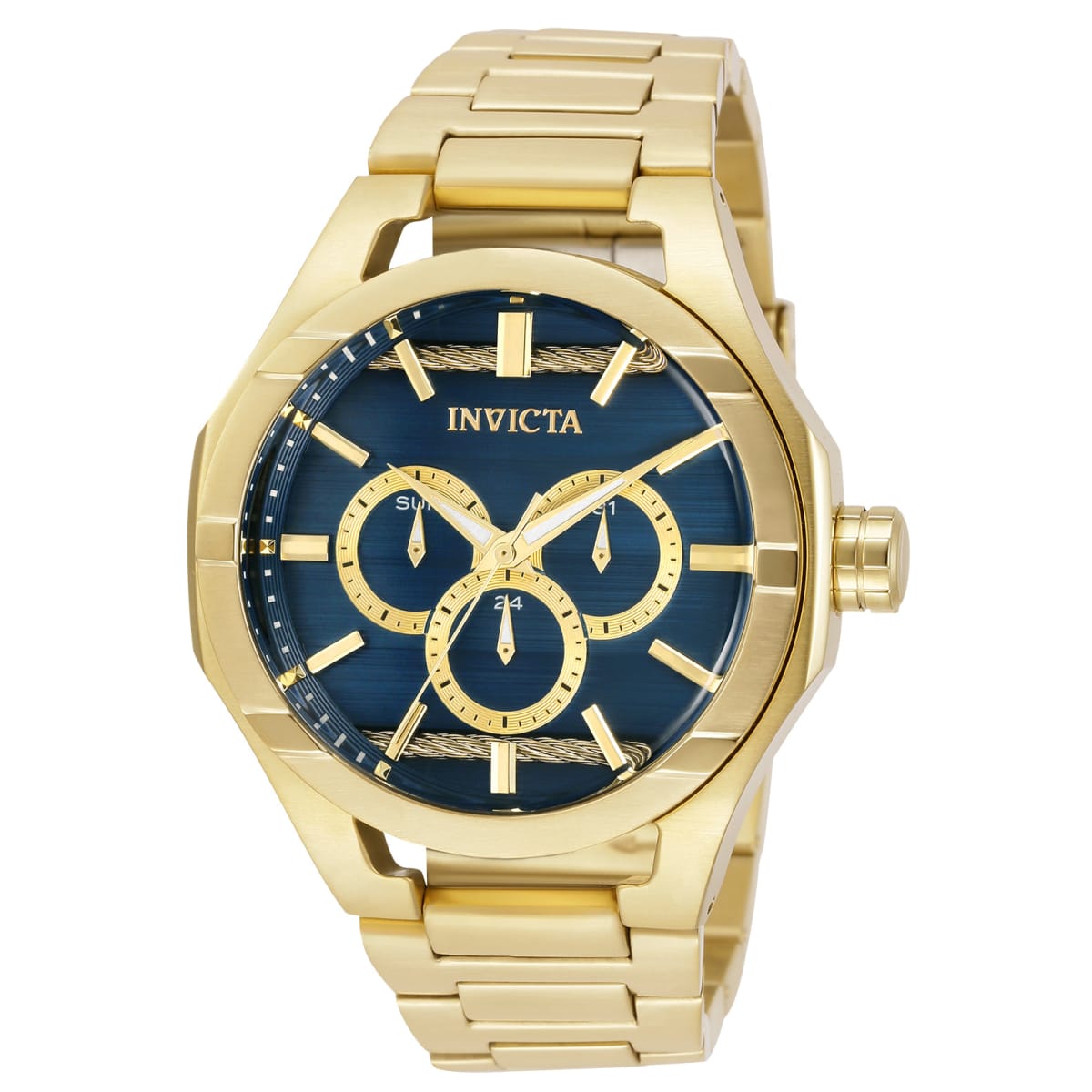 Invicta Bolt Men's Watch - 48mm, Gold (ZG-31830)