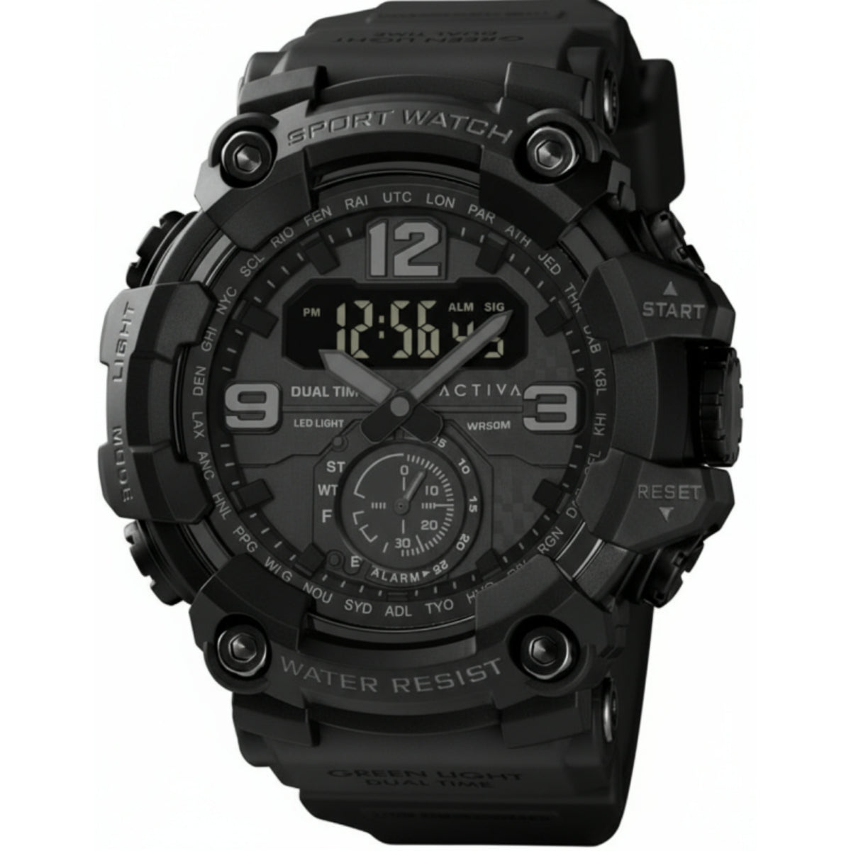 Activa Vextron X Invicta Digital Men's Watch - 52mm. Black (ACW1637-008)