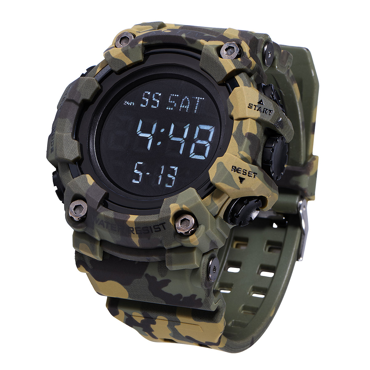 Activa Hexstrike X Invicta Digital Men's Watch - 56mm. Camouflage. Green (ACW1968-001)