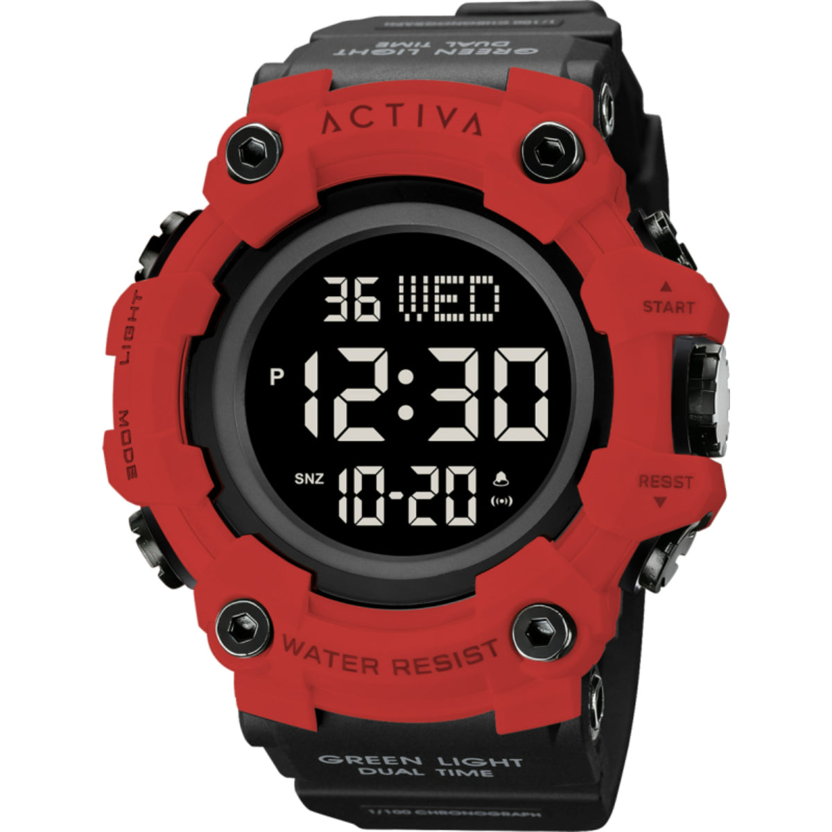 Activa Kadron X Invicta Digital Men's Watch - 53mm. Black (ACW1968-006)