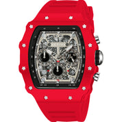 Activa Fury X Invicta Men's Watch w/ Skeleton Dial - 44.3mm, Red (ACW2305-019)