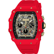 Activa Fury X Invicta Men's Watch w/ Skeleton Dial - 44.3mm, Red (ACW2305-030)