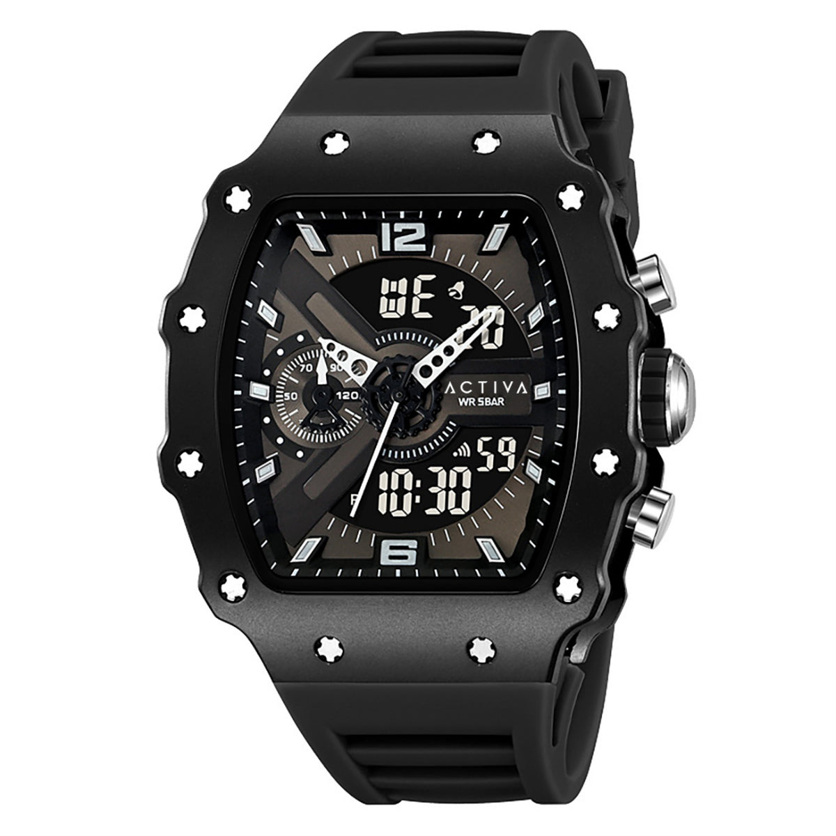 Activa X Invicta Men's Digital Watch - 44.3mm, Black (ACW2398-005)
