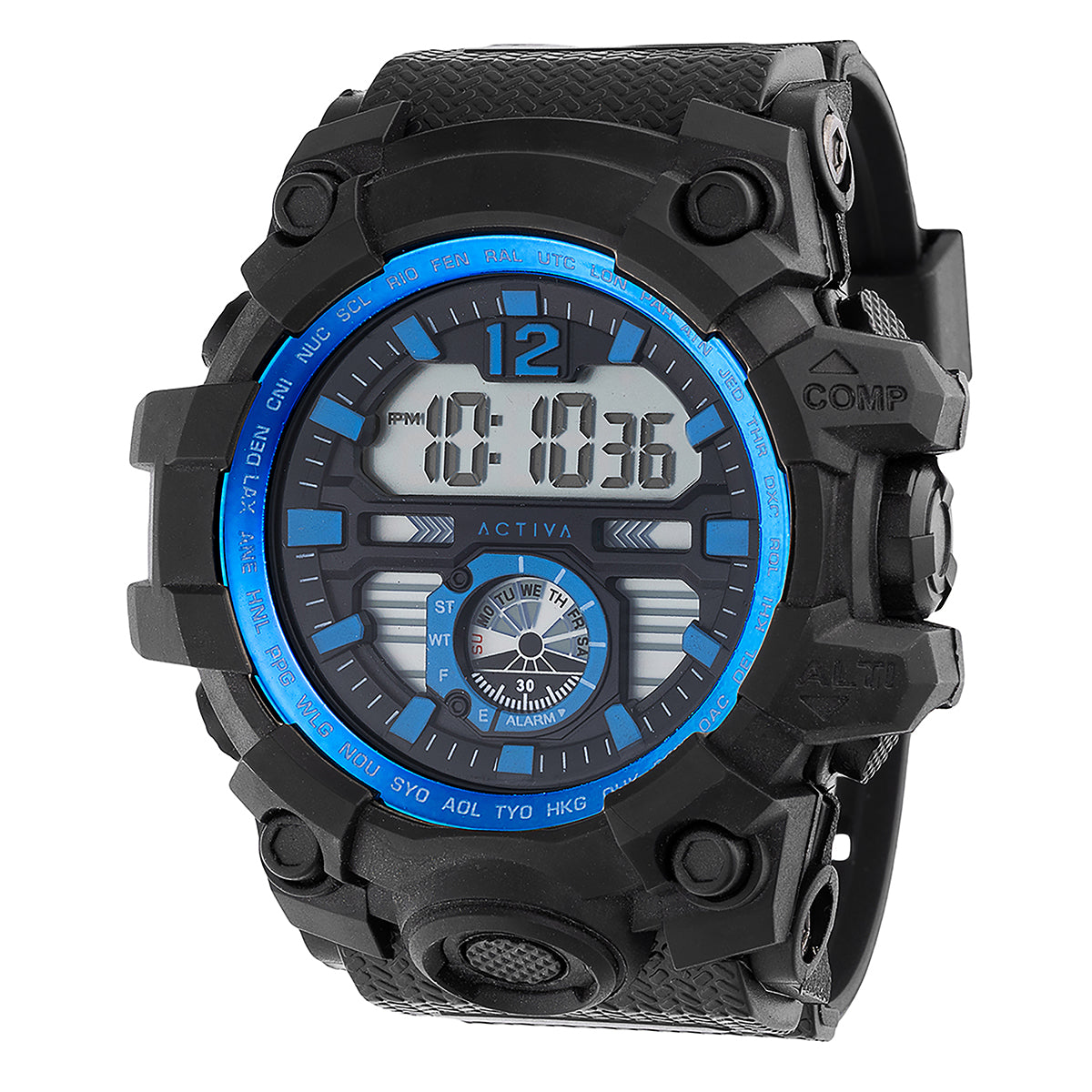 Activa X Invicta Men's DigitalWatch - 52mm. Black (ACW432-002)