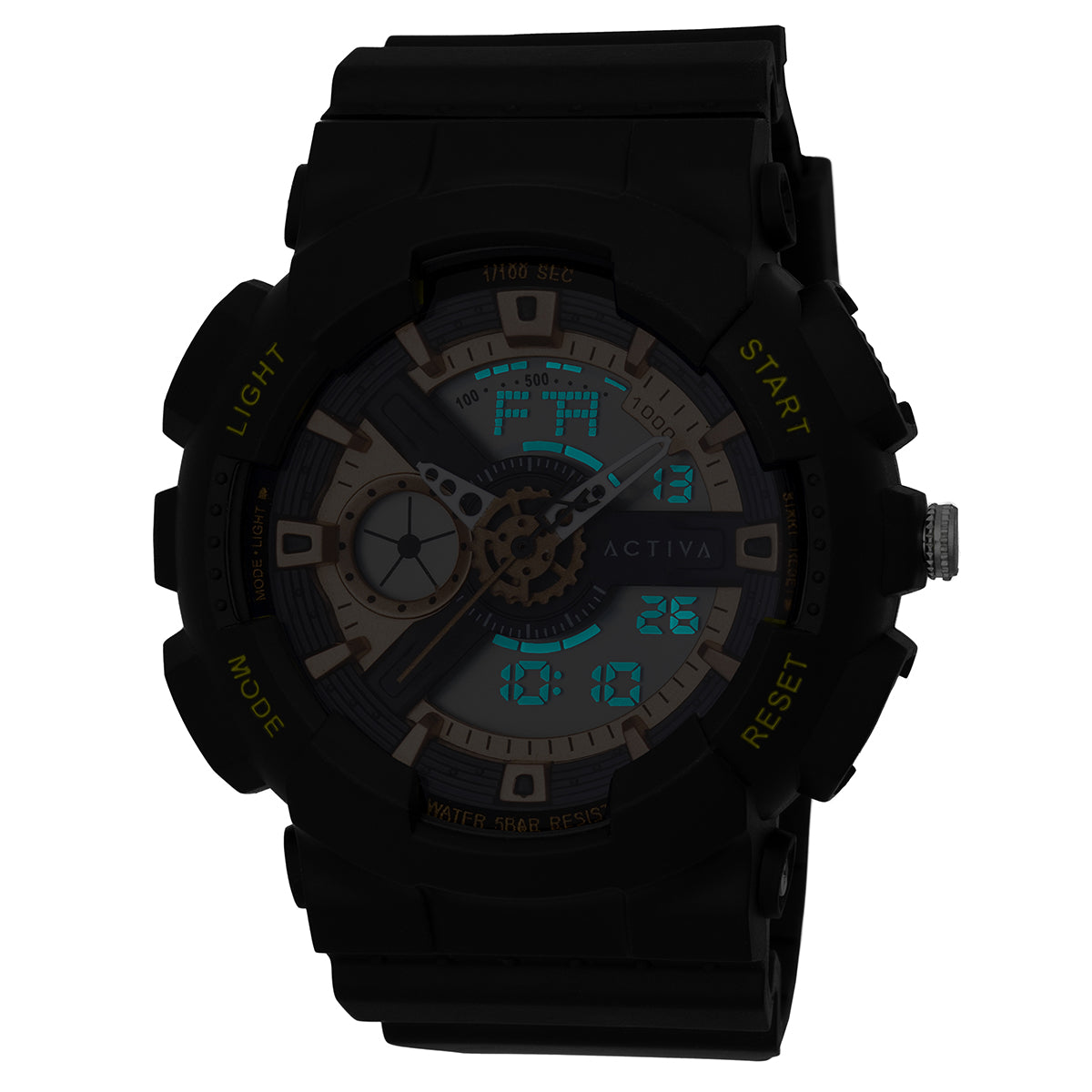 Activa Pixel X Invicta Digital Men's Watch - 50mm. Black (ACW498-003)