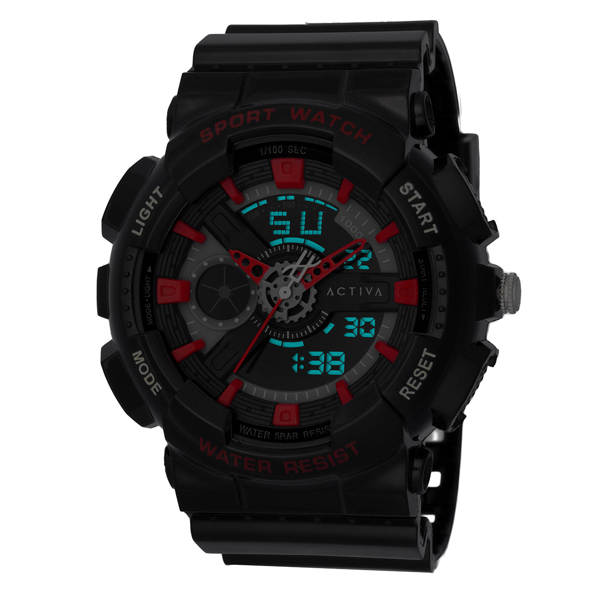 Activa Pixel X Invicta Digital Men's Watch - 50mm. Black (ACW499-002)